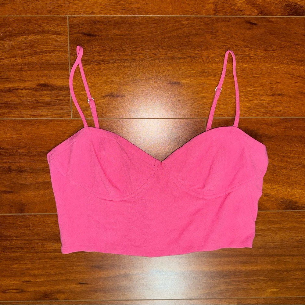 Aritzia Sunday Best Cropped Bustier/Corset Top